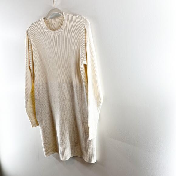 Lululemon Restful Intention Sweater Angel Wing Heathered Light Ivory Small - Picture 8 of 9